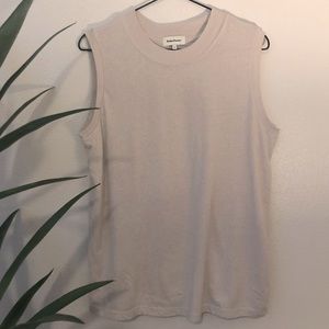 Beige Muscle Tee